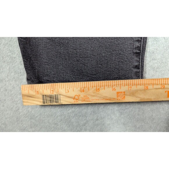 Levi's Women's Straight Leg Jeans - Dark Gray - Picture 12 of 13